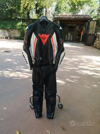 tuta moto 48 dainese divisibile uomo in pelle 