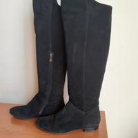 stivali neri camoscio tg 36