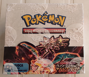 BOX OSSIDIANA INFUOCATA CARTE POKEMON 36 bustine