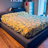 Letto matrimoniale Pianca con contenitore