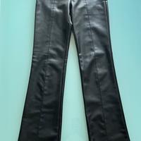 Pantaloni finta pelle
