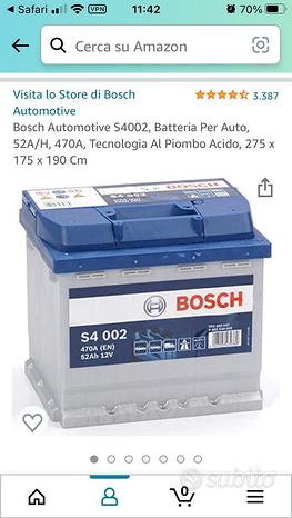 Batteria per auto Bosch S4 002 NUOVA
