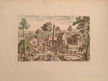 Stampa d'epoca a colori