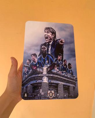 Tavoletta con stampa FC Inter scudetto