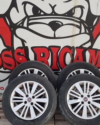 4x CERCHI LEGA FIAT GRANDE PUNTO 4x100 15 POLLICI