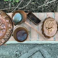 Set oggetti decorativi in rame