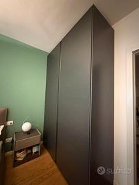Armadio Molteni&C Gliss 2 ante complanare nero
