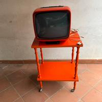 Tv vintage CGE + carrello