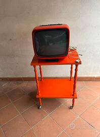 Tv vintage CGE + carrello