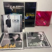 Lotto di CD e un DVD di Gigi D'Alessio
