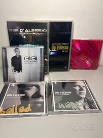 Lotto di CD e un DVD di Gigi D'Alessio
