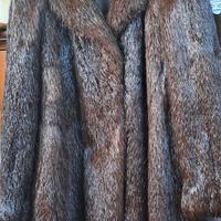 Pelliccia vintage in vera pelliccia di nutria