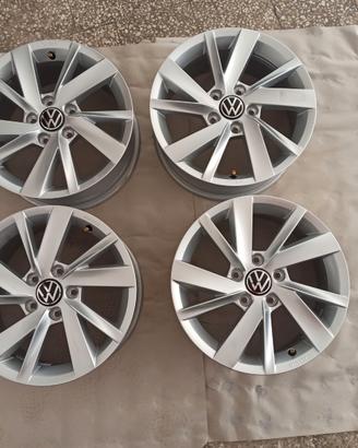 CERCHI  VOLKSWAGEN  ORIGINALI DA 16  5 X 112 NUOVI
