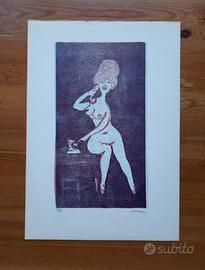 Xilografia Originale Mino Maccari