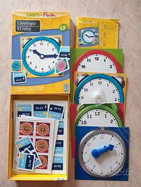 Gioco di società " l'orologio"  dai 5 anni