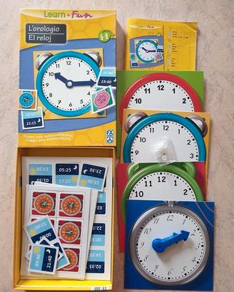 Gioco di società " l'orologio"  dai 5 anni