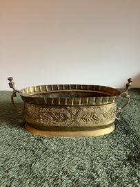 Fioriera in ottone anni ‘70