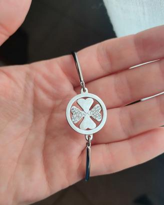 Bracciale Portafortuna SECTOR - Colore Argento