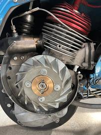 Carter piaggio, albero LZ e cilindro parmakit 153