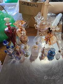 collezione 13 bottiglie artistiche portaprofumi