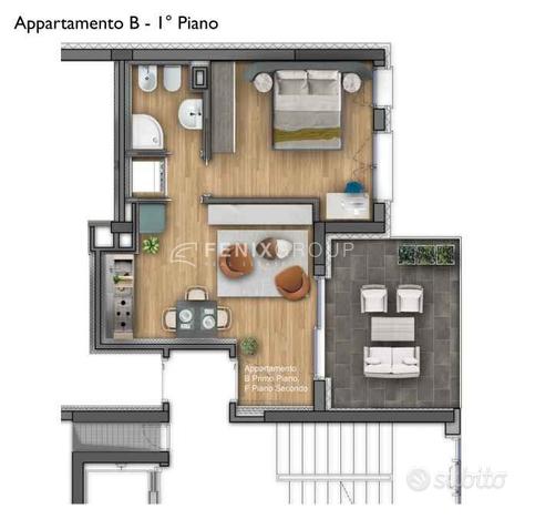 Appartamenti di nuova costruzione con terrazzo e p