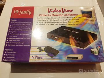 convertitore video e S-VHS  in segnale VGA