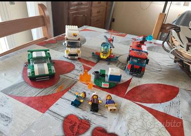 lotto lego veicoli vari polizia pompieri