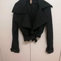 Bolero nero S cotone