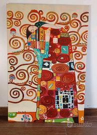 Quadro moderno dipinto a mano olio su tela Klimt