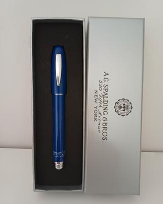 Penna blu a roller nera  ag spalding & Bros