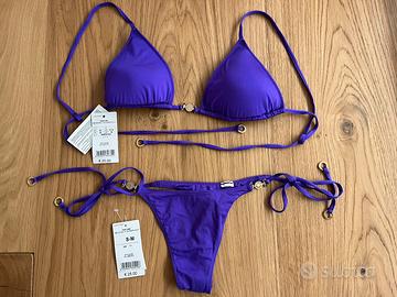 Costume Calzedonia viola nuovo con cartellino