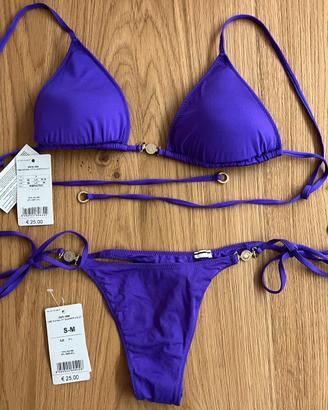 Costume Calzedonia viola nuovo con cartellino