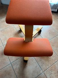 Sedia ergonomica Stokke Varier arancione