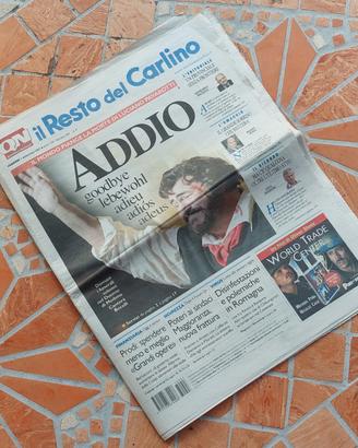 RESTO DEL CARLINO 7 SETTEMBRE 2007MORTE PAVAROTTI