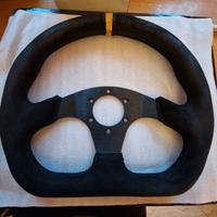 Volante in pelle scamosciata con custodia