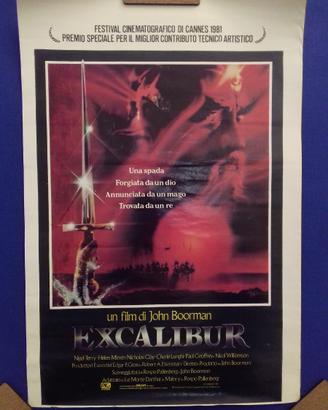 Locandina originale "Excalibur"
