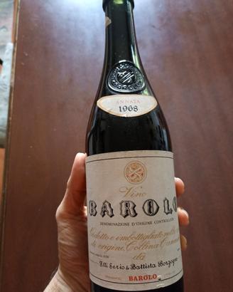 Bottiglia Vuota Barolo 1968 F.lli Borgogno