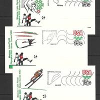 Giro 9 buste Olimpiadi invernali Lake Placid ‘80