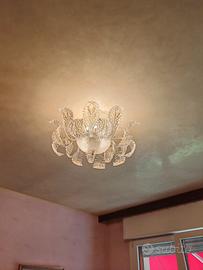 Lampadario in vetro di Murano