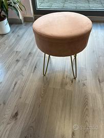 Pouf in velluto