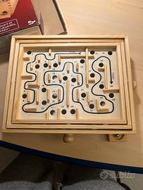 Gioco del Labirinto in Legno con Manopole