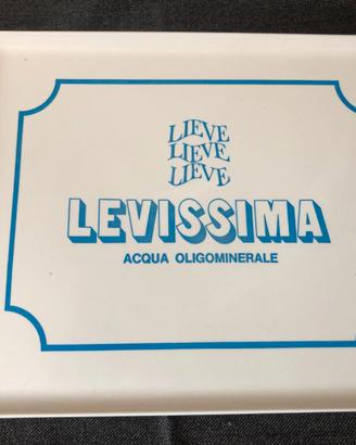 Vassoio Pubblicitario Levissima Vintage