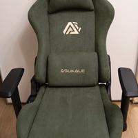 sedia ufficio/gaming in microfibra 