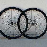 ruote bici mavic aksium, freni a disco