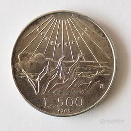 500 lire argento 1965 DANTE