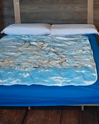 doga pieghevole + materasso futon