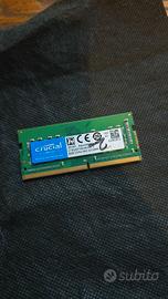 memorie CRUCIAL Ram Ddr4 da 8 Gb