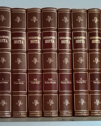 enciclopedia motta 14 vol + app + sacra bibbia