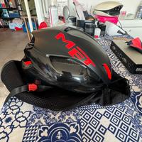 Casco Met Manta con led