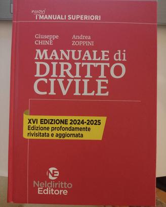 Manuale Diritto Civile - Chinè Zoppini ed. 24/25